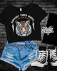Support tired moms Cropped Tee by Madness & Mayhem LLC