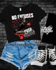 No excuses Cropped Tee by Madness & Mayhem LLC