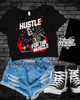 Hustle for the muscle Cropped Tee by Madness & Mayhem LLC
