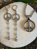 PEACE CHAIN EARRINGS by Bellaforma Jewelry