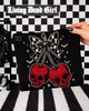 Checkered skull cherry Shirt by Madness & Mayhem LLC