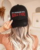 My husband will kill you embroidered hat by Madness & Mayhem LLC