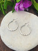 HAMMERED HOOPS by Bellaforma Jewelry