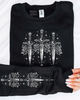 Dagger with sleeves crew neck sweatshirt by Madness & Mayhem LLC