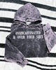Over your shit mineral wash Hoodie by Madness & Mayhem LLC