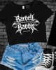 Barbell baddie Cropped Tee by Madness & Mayhem LLC