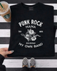 Punk rock mama shirt by Madness & Mayhem LLC