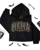 Leopard checkered mama hoodie by Madness & Mayhem LLC