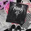 Sinister mama mineral wash tee by Madness & Mayhem LLC