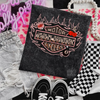 Cherry Harley mineral wash tee by Madness & Mayhem LLC