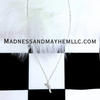 Silver Pistol Necklace by Madness & Mayhem LLC