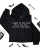 Laid back Embroidered Hoodie by Madness & Mayhem LLC