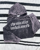 Chemically imbalanced mineral wash Hoodie by Madness & Mayhem LLC