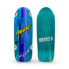 Dave Andrecht 10”x30” HAND-PAINTED & AUTOGRAPHED Deck (1 of 5) by Brand-X Skateboards