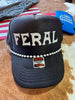 Faux Pearl Trucker Hat Chain by Wild Junkie