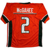 Autographed/Signed Willis McGahee "01 Champs" Miami Orange College Football Jersey Beckett BAS COA by Hall of Fame Sports Memorabilia