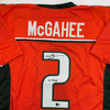 Autographed/Signed Willis McGahee "01 Champs" Miami Orange College Football Jersey Beckett BAS COA by Hall of Fame Sports Memorabilia