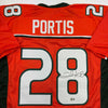 Autographed/Signed Clinton Portis Miami Orange College Football Jersey Beckett BAS COA by Hall of Fame Sports Memorabilia
