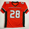 Autographed/Signed Clinton Portis Miami Orange College Football Jersey Beckett BAS COA by Hall of Fame Sports Memorabilia