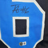 Autographed/Signed Terrion Arnold Detroit Black Football Jersey Beckett BAS COA by Hall of Fame Sports Memorabilia