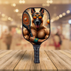 German Shepherd - Hot Dogs Series - Pickleball Paddle by The Mad Pickler