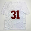 Autographed/Signed Will Anderson "Terminator" Alabama White College Football Jersey Beckett BAS COA by Hall of Fame Sports Memorabilia
