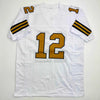 Autographed/Signed Chris Olave New Orleans White Color Rush Football Jersey Beckett BAS COA by Hall of Fame Sports Memorabilia