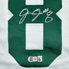Autographed/Signed Josh Jacobs Green Bay White Football Jersey Beckett BAS COA by Hall of Fame Sports Memorabilia