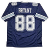 Autographed/Signed Dez Bryant Dallas Blue Football Jersey Beckett BAS COA by Hall of Fame Sports Memorabilia