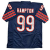 Autographed/Signed Dan Hampton HOF 2002 Chicago Blue Football Jersey Beckett BAS COA by Hall of Fame Sports Memorabilia