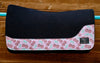 Cherry Groove Wool Saddle Pad *Sample Sale* by Neon Spur