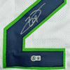 Autographed/Signed Earl Thomas III Seattle White Football Jersey Beckett BAS COA by Hall of Fame Sports Memorabilia