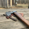 Viking Bearded Axe Damascus head Wood Handle by JW SteelCrafts