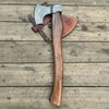 Viking Bearded Axe Damascus head Wood Handle by JW SteelCrafts
