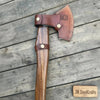 Viking Bearded Axe Damascus head Wood Handle by JW SteelCrafts