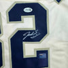 Autographed/Signed Jacob Misiorowski Milwaukee Cream Baseball Jersey JSA COA by Hall of Fame Sports Memorabilia