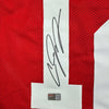 Autographed/Signed Cardale Jones Ohio State Red College Football Jersey Tristar COA