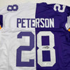 Autographed/Signed Adrian Peterson Minnesota Split Football Jersey JSA COA by Hall of Fame Sports Memorabilia