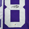 Autographed/Signed Adrian Peterson Minnesota Split Football Jersey JSA COA by Hall of Fame Sports Memorabilia