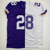 Autographed/Signed Adrian Peterson Minnesota Split Football Jersey JSA COA by Hall of Fame Sports Memorabilia