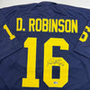 Autographed/Signed Denard Robinson Michigan Blue College Football Jersey Beckett BAS COA by Hall of Fame Sports Memorabilia
