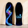Bryan Pennington BBC Escher Lizard, Limited Edition, HAND-PAINTED, GLOW Deck 10.3"x30.5" (1 of 15) by Brand-X Skateboards