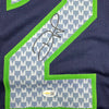 Autographed/Signed Devon Witherspoon Seattle Blue Football Jersey JSA COA by Hall of Fame Sports Memorabilia