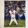 Autographed/Signed 1986 New York Mets Team 26x Sigs World Series Champions 16x20 Baseball Photo JSA COA by Hall of Fame Sports Memorabilia