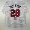 Autographed/Signed Bert Blyleven Minnesota Pinstripe Baseball Jersey JSA COA