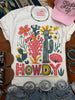 Desert Bloom Howdy Graphic Tee by Wild Junkie