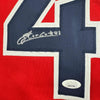 Autographed/Signed Emmanuel Clase Cleveland Red Baseball Jersey JSA COA by Hall of Fame Sports Memorabilia