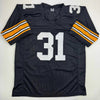 Autographed/Signed Donnie Shell Pittsburgh Black Football Jersey JSA COA by Hall of Fame Sports Memorabilia