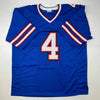 Autographed/Signed James Cook Buffalo Blue Football Jersey Beckett BAS COA by Hall of Fame Sports Memorabilia