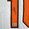 Autographed/Signed Miguel Tejada Baltimore White Baseball Jersey Beckett BAS COA by Hall of Fame Sports Memorabilia